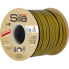 Sila pro D40, 14х12 мм уплотнитель самоклеящийся, белый (1к-6шт), Польша
